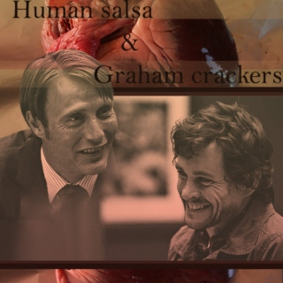 Human Salsa and Graham Crackers