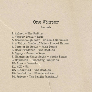 one winter - charlie's mixtape