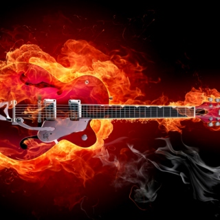 Rock that guitar