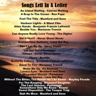 Songs Left In A Letter 
