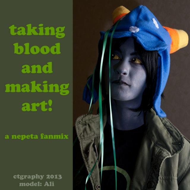 taking blood and making art!