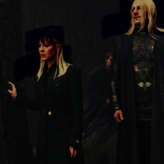i'll be right beside you, dear: a lucius/narcissa mix