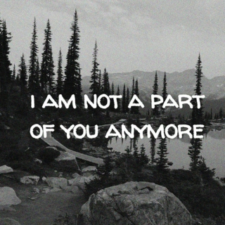 i am not a part of you anymore