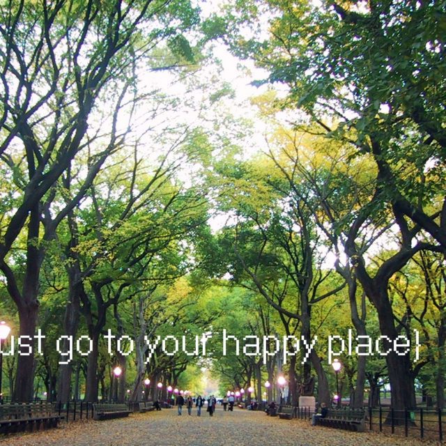 {just go to your happy place}