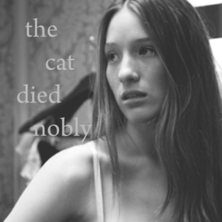 the cat died nobly
