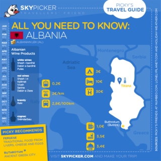 Skypicker destination: Albania