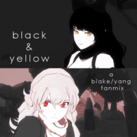 black & yellow
