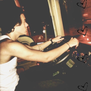late night road trip with harry (っ◔‿◔)っ♡