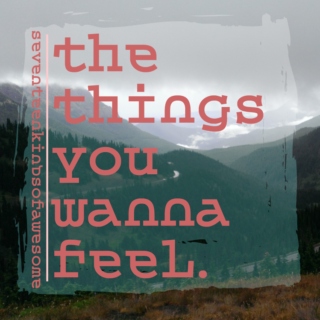the things you wanna feel