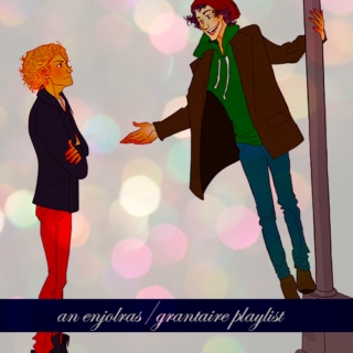 enjolras/grantaire: shut up and kiss me