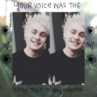 your voice was the soundtrack of my summer