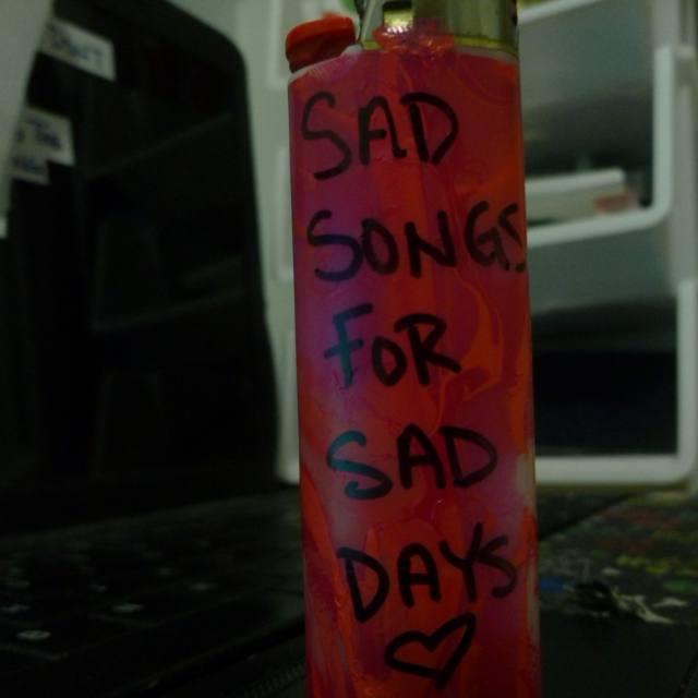 Sad songs for sad days