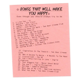 songs that will make you happy