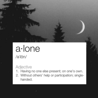 ☹we are alone☹