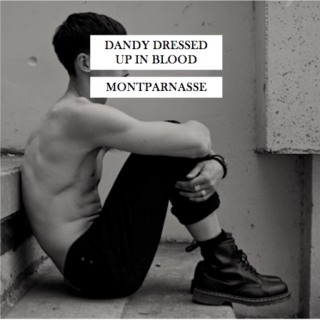 dandy dressed up in blood
