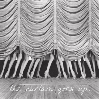 the curtain goes up