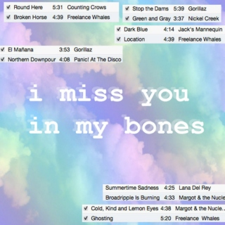 i miss you in my bones