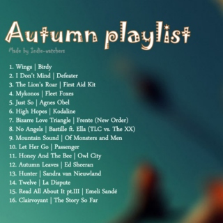 Autumn Playlist 2013