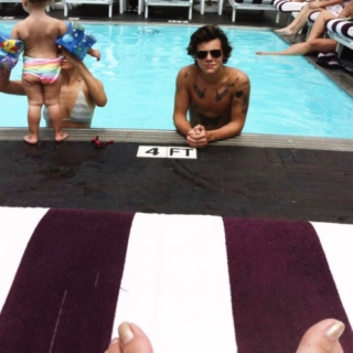 Pool day with Harry