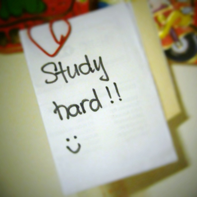 Study hard and relax