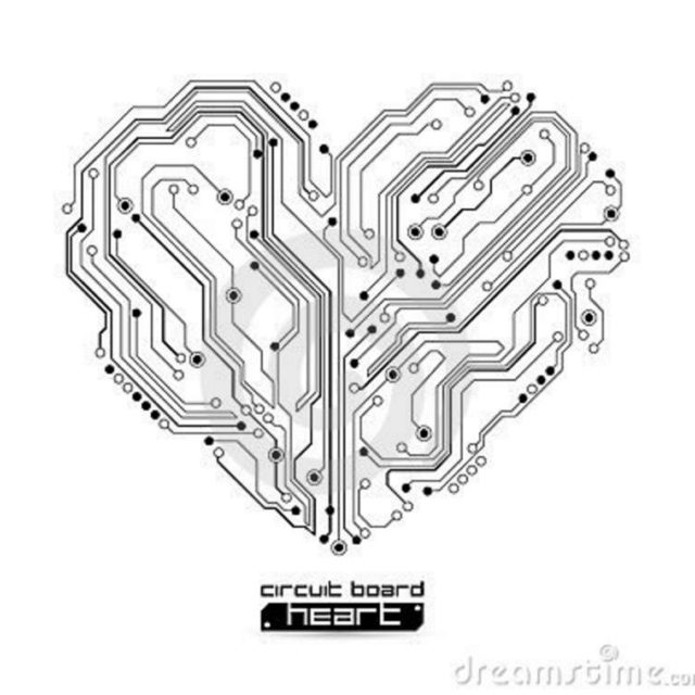 Circuit Board Heart.