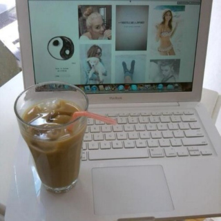 cold coffee in the morning 