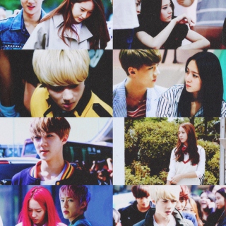 {sehun x krystal} could I lock in your love, baby?