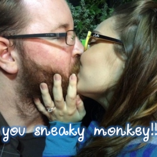 you sneaky monkey!!