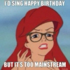 have a hipster birthday
