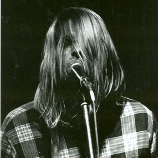 Kurt Cobain Poster in My Room 
