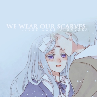 we wear our scarves (just like a noose)