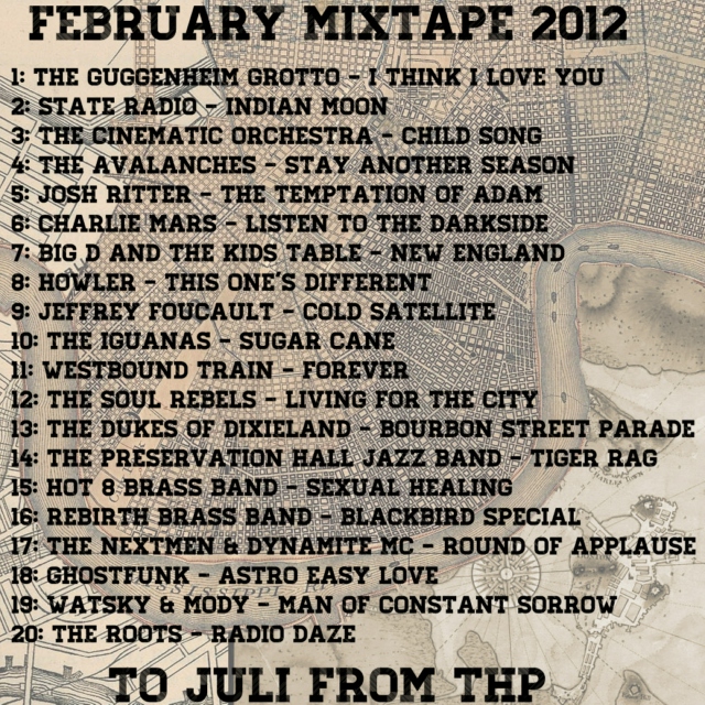 February 2012 Mixtape