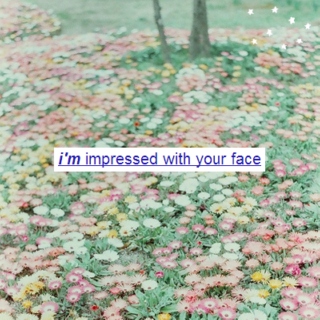 ❀ i'm impressed with your face ❀