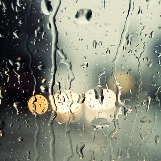 open windows and rain
