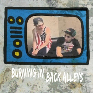 burning in back alleys