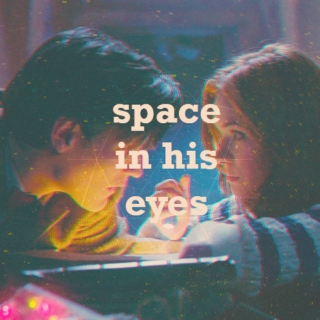 space in his eyes