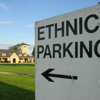 Ethnic Parking Here