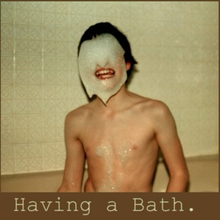 Having A Bath.