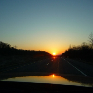 Drive into the sunset 