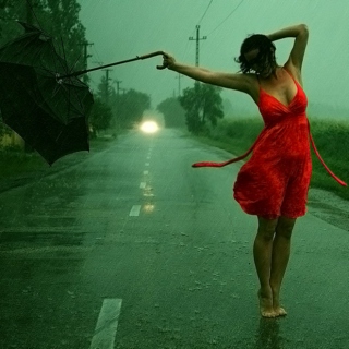 it's a rainy day, so you can dance if you want to.