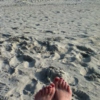 I believe in the sand beneath my toes
