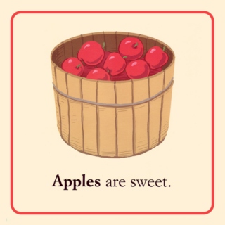 Apples are sweet.