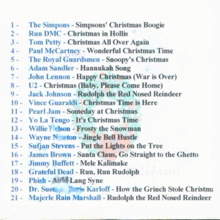 Marshall's Christmas CD 2007