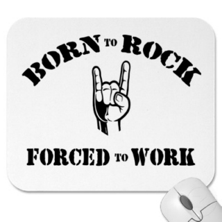 Rock to make it through my work day 
