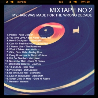 MIXTAPE NO.2 - MY HAIR WAS MADE FOR THE WRONG DECADE