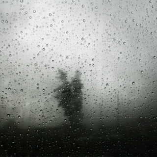 Driving through a rainy day