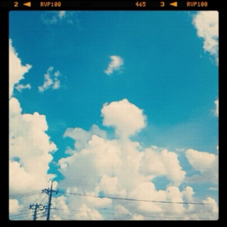 Under the blue sky