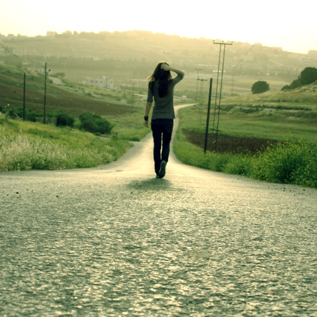 Walking alone