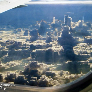 on a cloud 