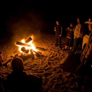 Campfire on the Beach 
